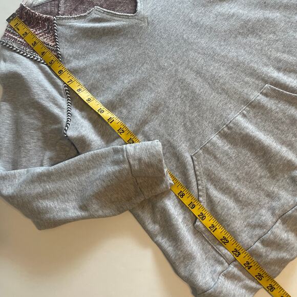 Style & Co Boho Sweatshirt Womens XL Western Boho Slouchy Cotton Lounge **FLAW - Picture 9 of 9